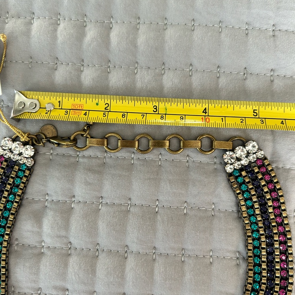 Loren Hope Pink and Blue Statement Necklace - Picture 8 of 11